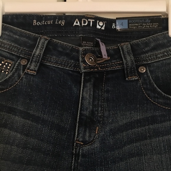 NEW APT 9 BOOTCUT LEG SIZE 4 MODERN FIT - Picture 3 of 4